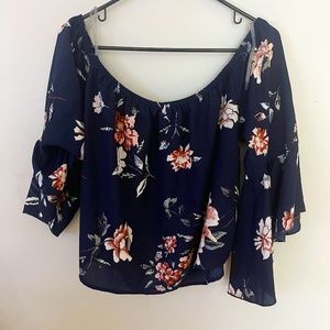 Charlotte Russe Off-the-shoulder blouse